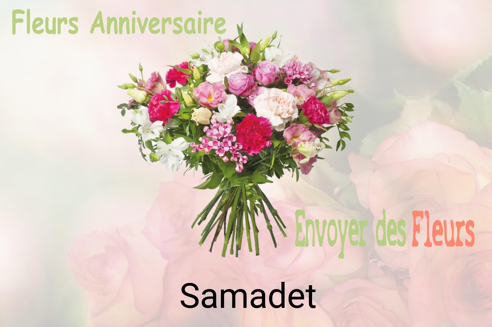 Bouquet de fleurs d’anniversaire livré à Samadet