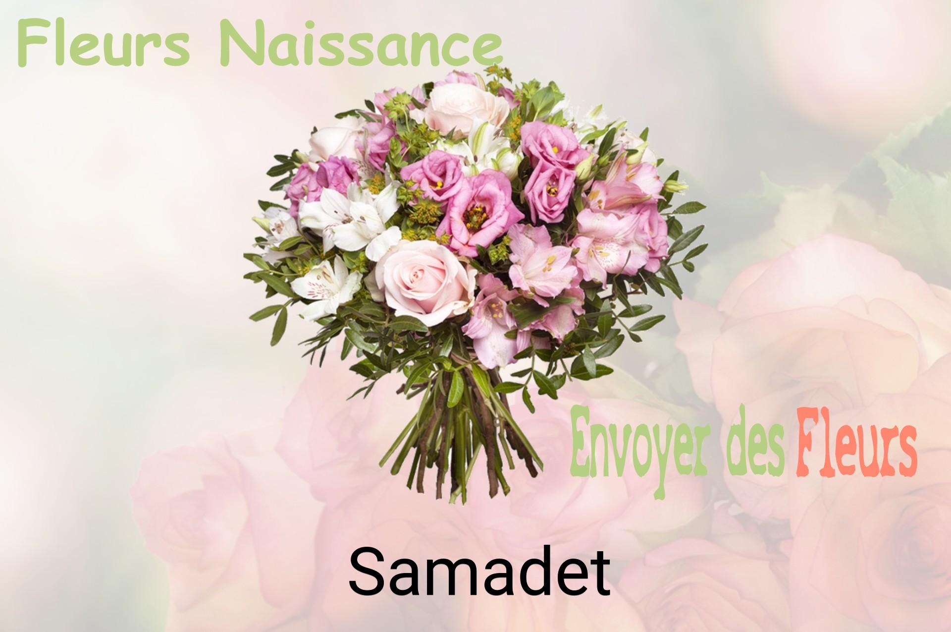 Bouquet de fleurs de naissance livré à Samadet